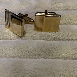 Gold Square Cufflinks